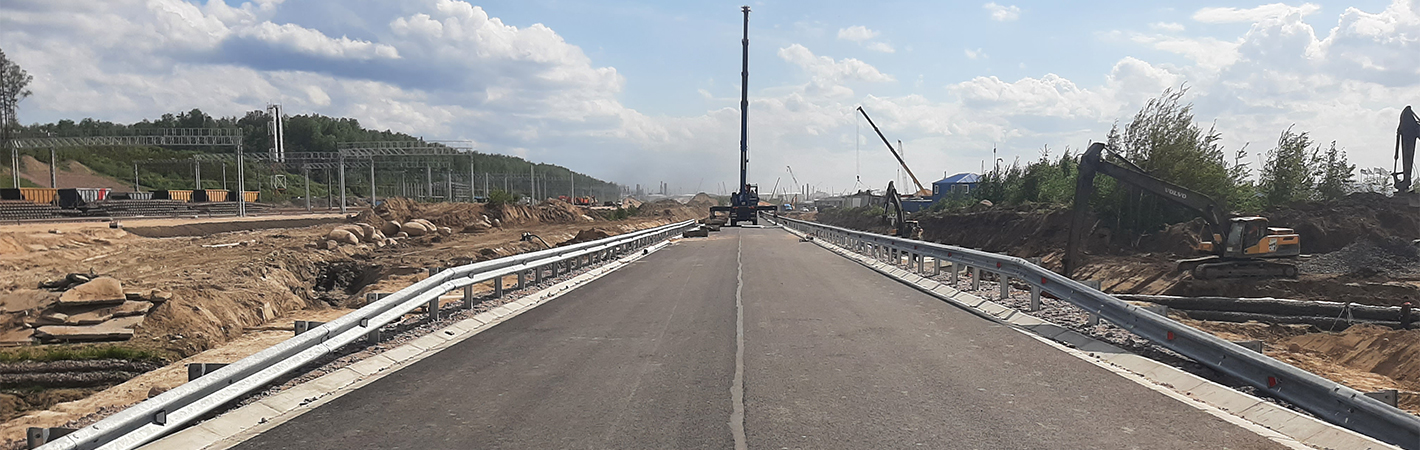Установили более 3,5 км дорожных ограждений в Усть-Луге